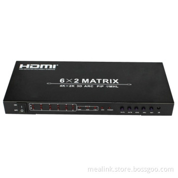 6X2 HDMI Matrix (4K, 3D, YL0602)
